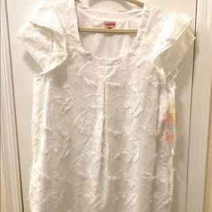 NWT Persifor white embroidered dress